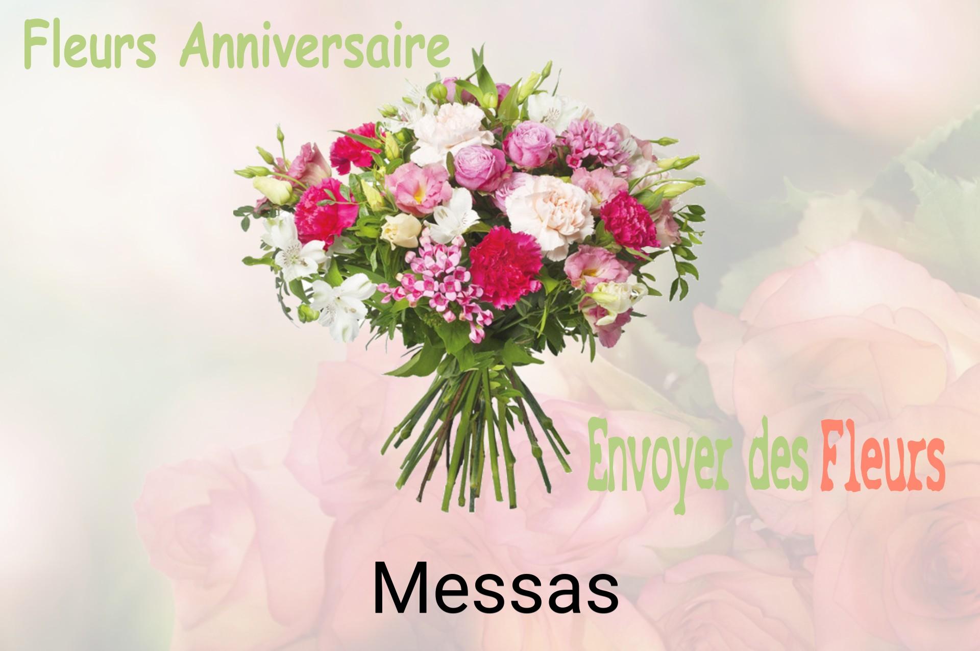 Bouquet de fleurs d’anniversaire livré à Messas