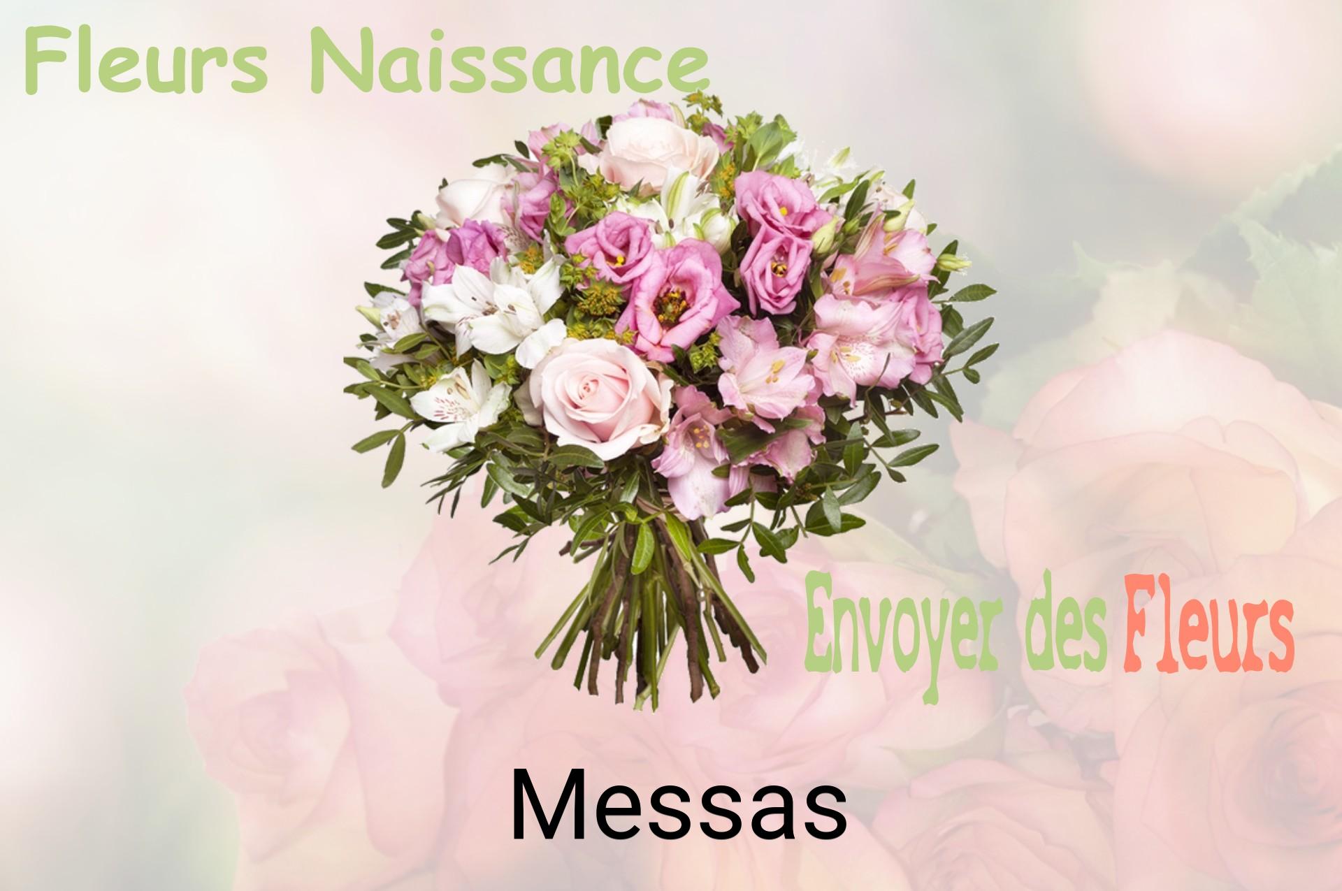 Bouquet de fleurs de naissance livré à Messas